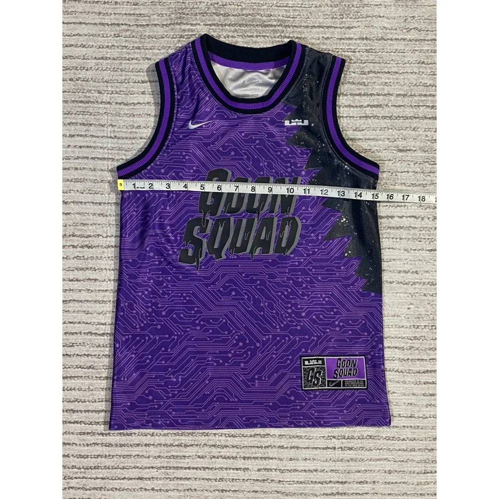 Nike Space Jam A New Legacy Goon Squad Jersey Kids Small Purple LeBron James